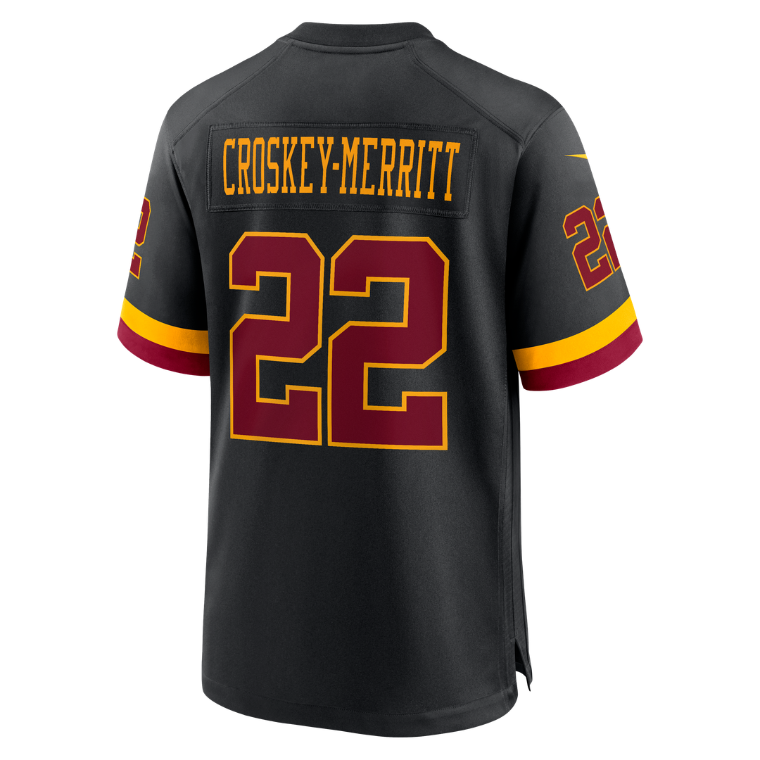 Men's Nike Washington Commanders Jacory Croskey-Merritt Burgundy Game NFL Jersey