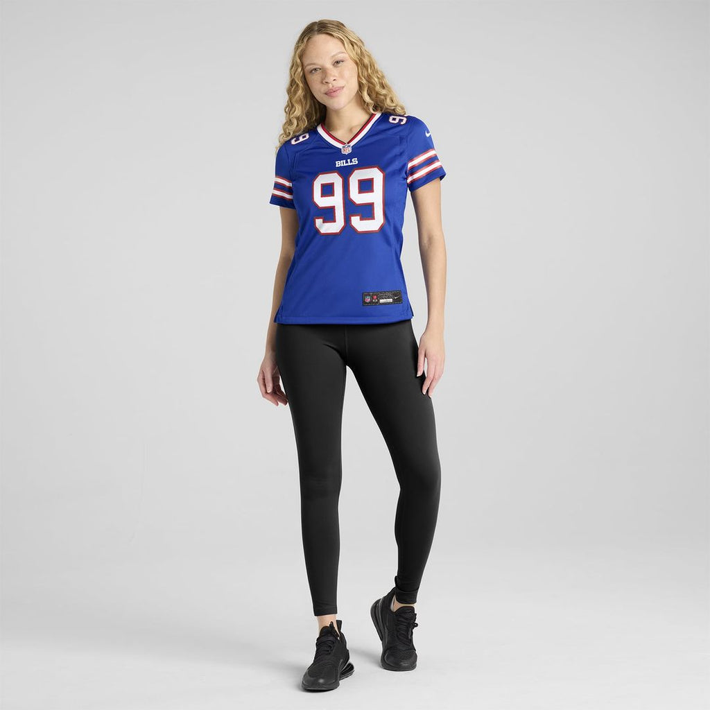 Women's Nike Buffalo Bills Larry Ogunjobi Royal Team Game NFL Jersey