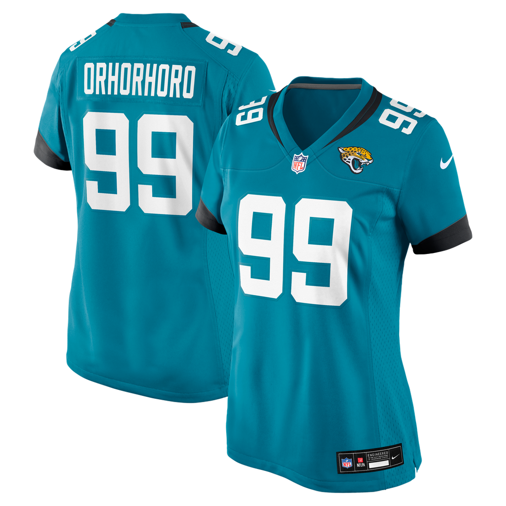 Women's Nike Jacksonville Jaguars Ruke Orhorhoro Teal Team Game NFL Jersey