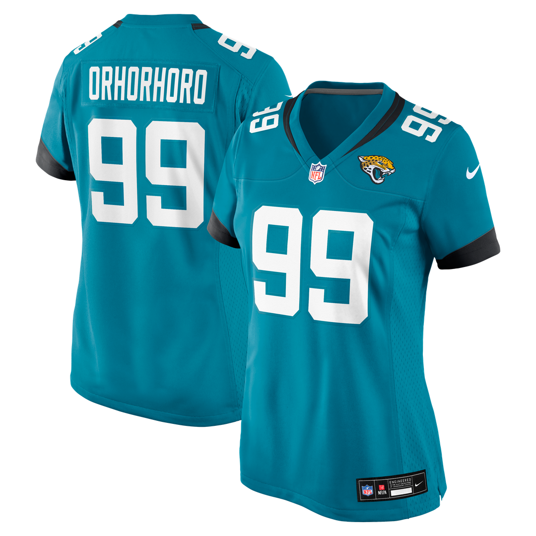 Women's Nike Jacksonville Jaguars Ruke Orhorhoro Teal Team Game NFL Jersey