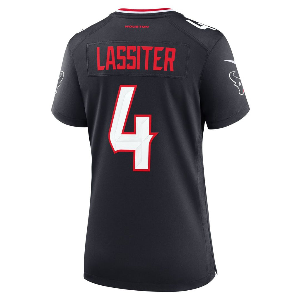 Women's Nike Houston Texans Kamari Lassiter Navy Team Game NFL Jersey