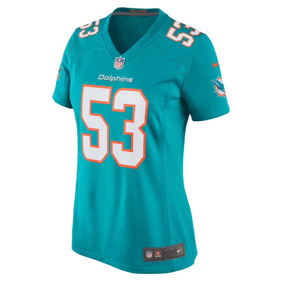 Women's Nike Miami Dolphins Cameron Goode Aqua Game Player NFL Jersey