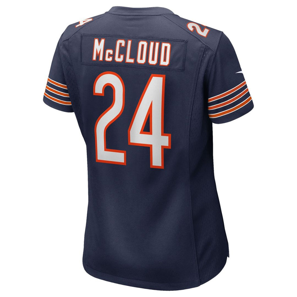 Women's Nike Chicago Bears Nick McCloud Navy Team Game NFL Jersey