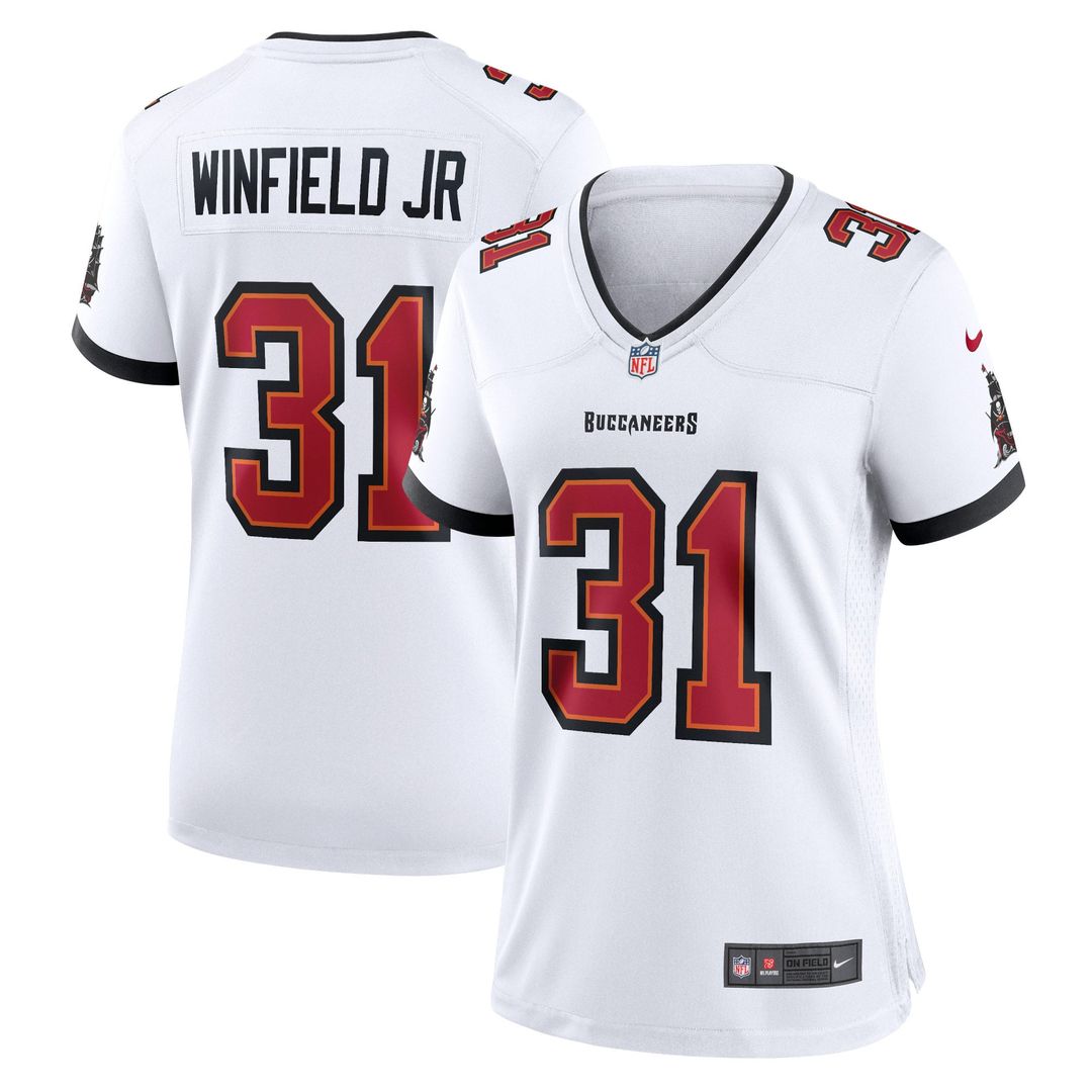 Women's Nike Tampa Bay Buccaneers Antoine Winfield Jr. Pewter Game NFL Jersey