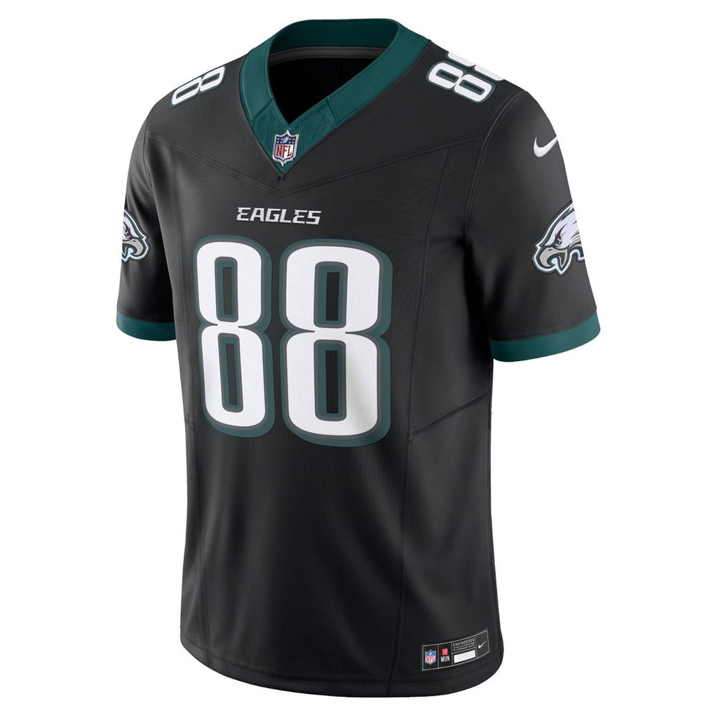 Men's Nike Philadelphia Eagles Dallas Goedert Black Alternate Vapor F.U.S.E. Limited NFL Jersey