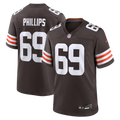 Men's Nike Cleveland Browns Tyre Phillips Brown Team Game NFL Jersey