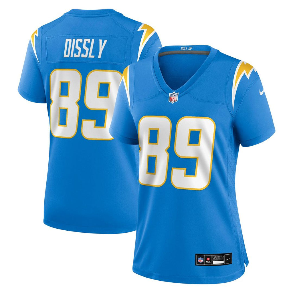 Women's Nike Los Angeles Chargers Will Dissly Powder Blue Team Game NFL Jersey