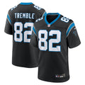 Men's Nike Carolina Panthers Tommy Tremble Black Team Game NFL Jersey