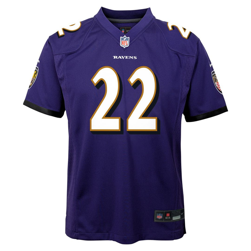 Youth Nike Baltimore Ravens Derrick Henry Purple Game NFL Jersey