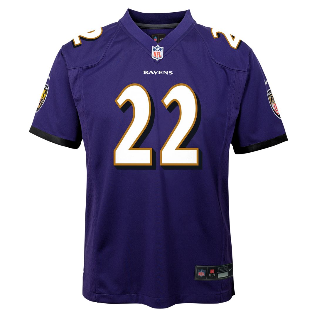 Youth Nike Baltimore Ravens Derrick Henry Purple Game NFL Jersey