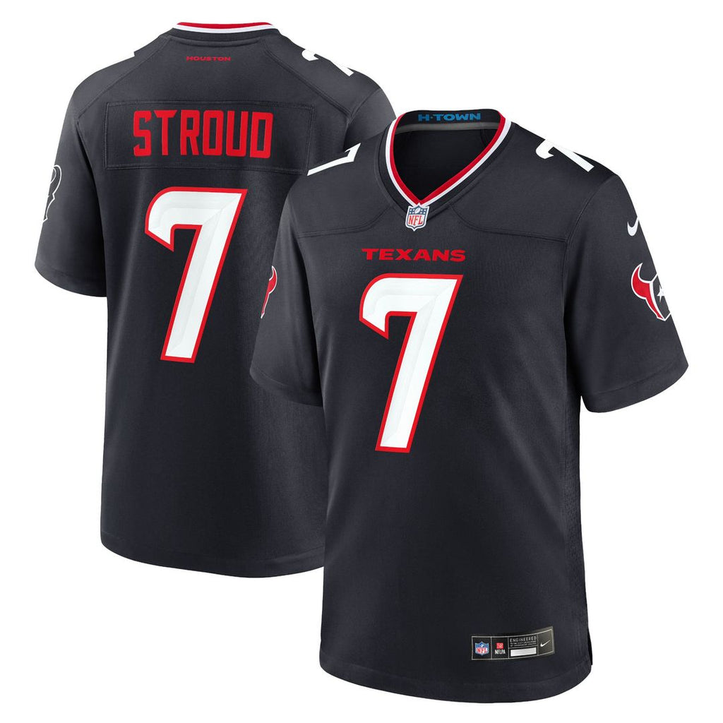 Men's Nike Houston Texans C.J. Stroud White Game NFL Jersey