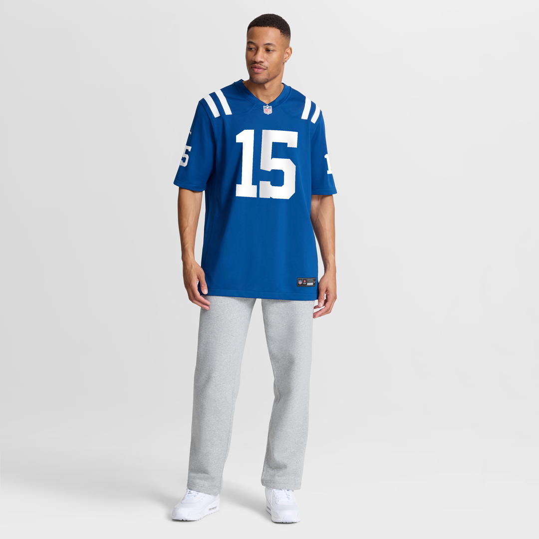 Men's Nike Indianapolis Colts Riley Leonard Royal Team Game NFL Jersey
