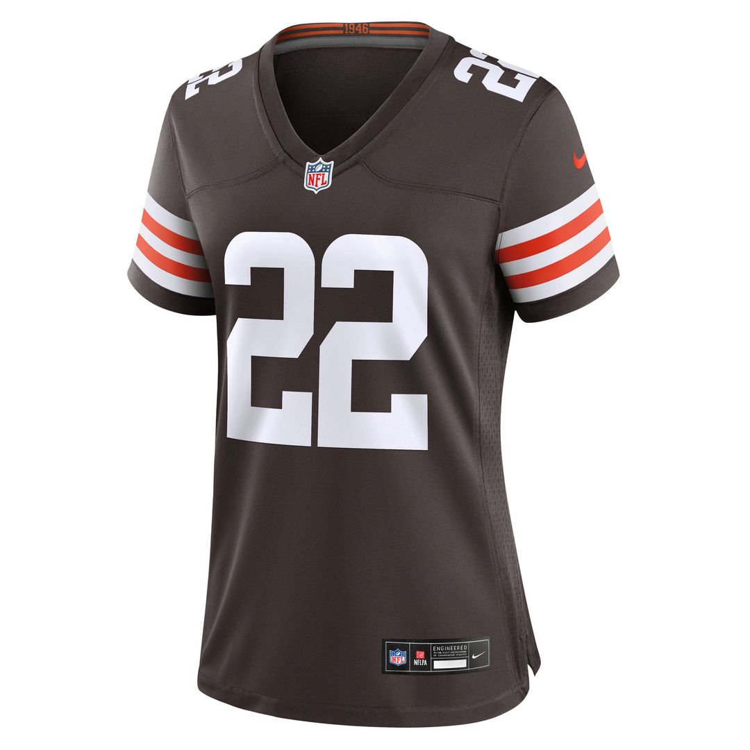 Women's Nike Cleveland Browns Dylan Sampson Brown Team Game NFL Jersey
