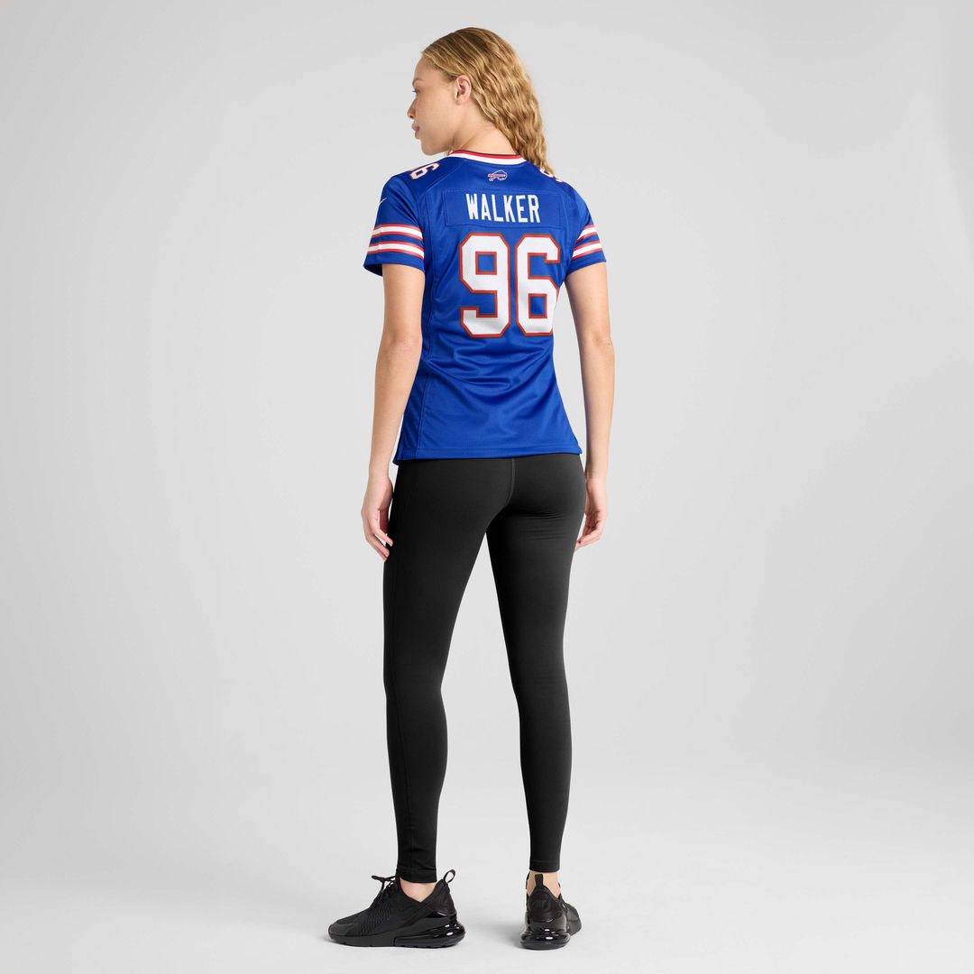 Women's Nike Buffalo Bills Deone Walker Royal Team Game NFL Jersey