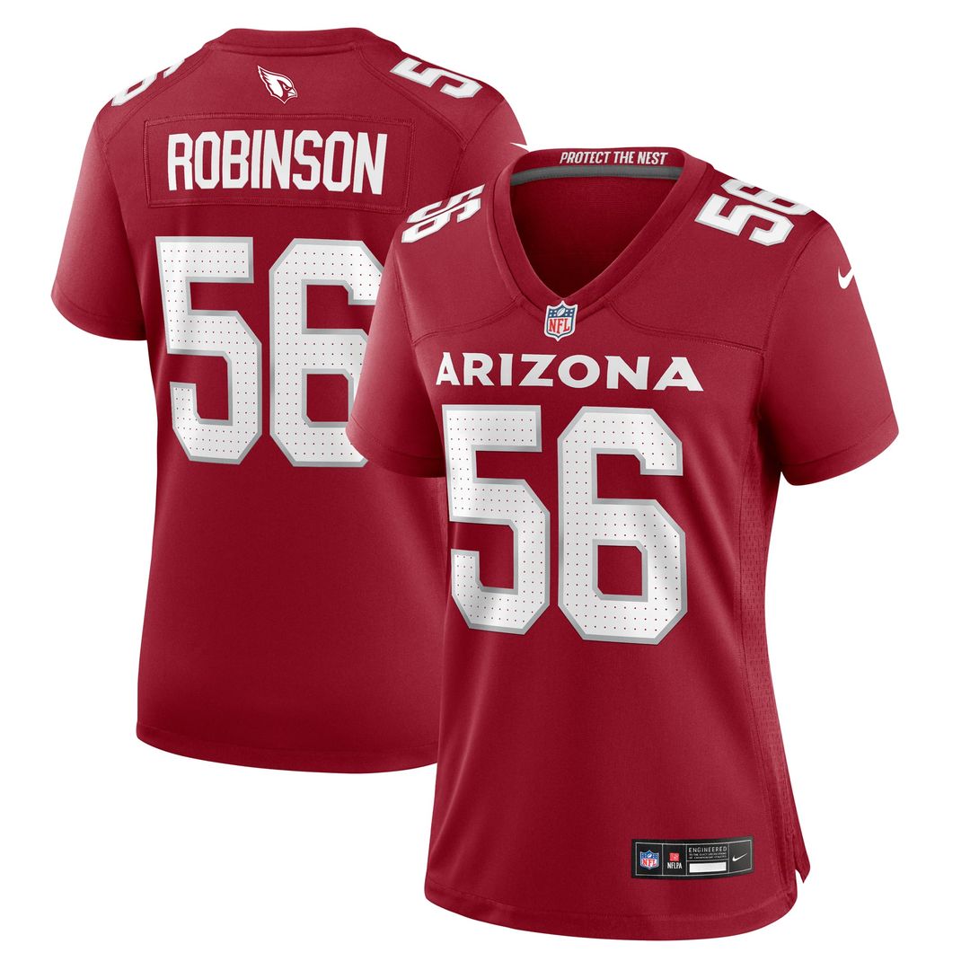 Women's Nike Arizona Cardinals Darius Robinson Cardinal Game NFL Jersey