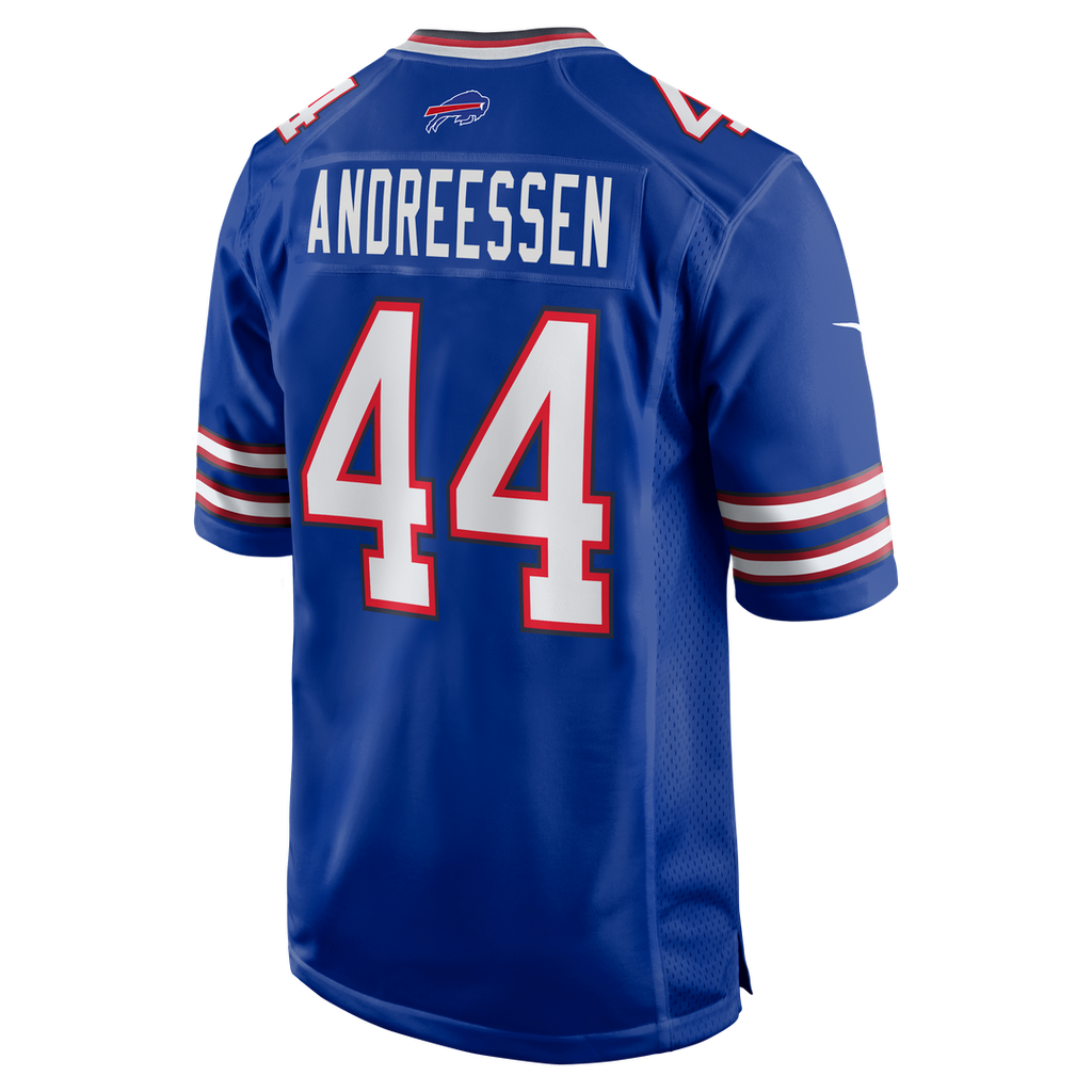 Men's Nike Buffalo Bills Joe Andreessen Royal Game NFL Jersey