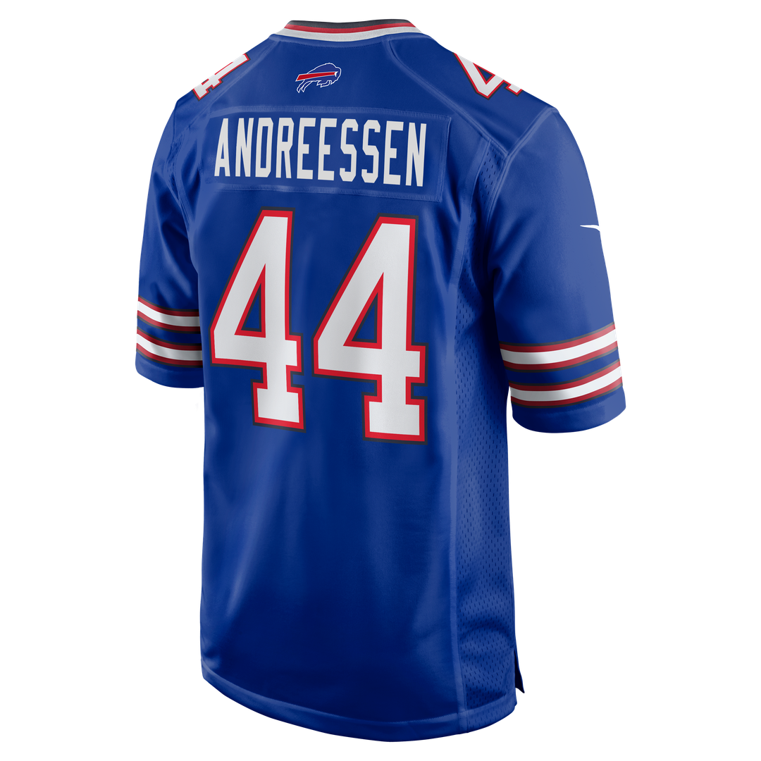 Men's Nike Buffalo Bills Joe Andreessen Royal Game NFL Jersey
