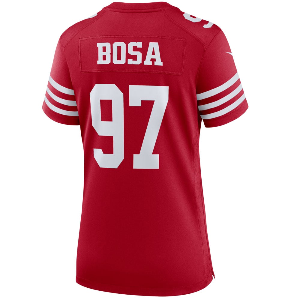Women's Nike San Francisco 49ers Nick Bosa Scarlet Player NFL Jersey