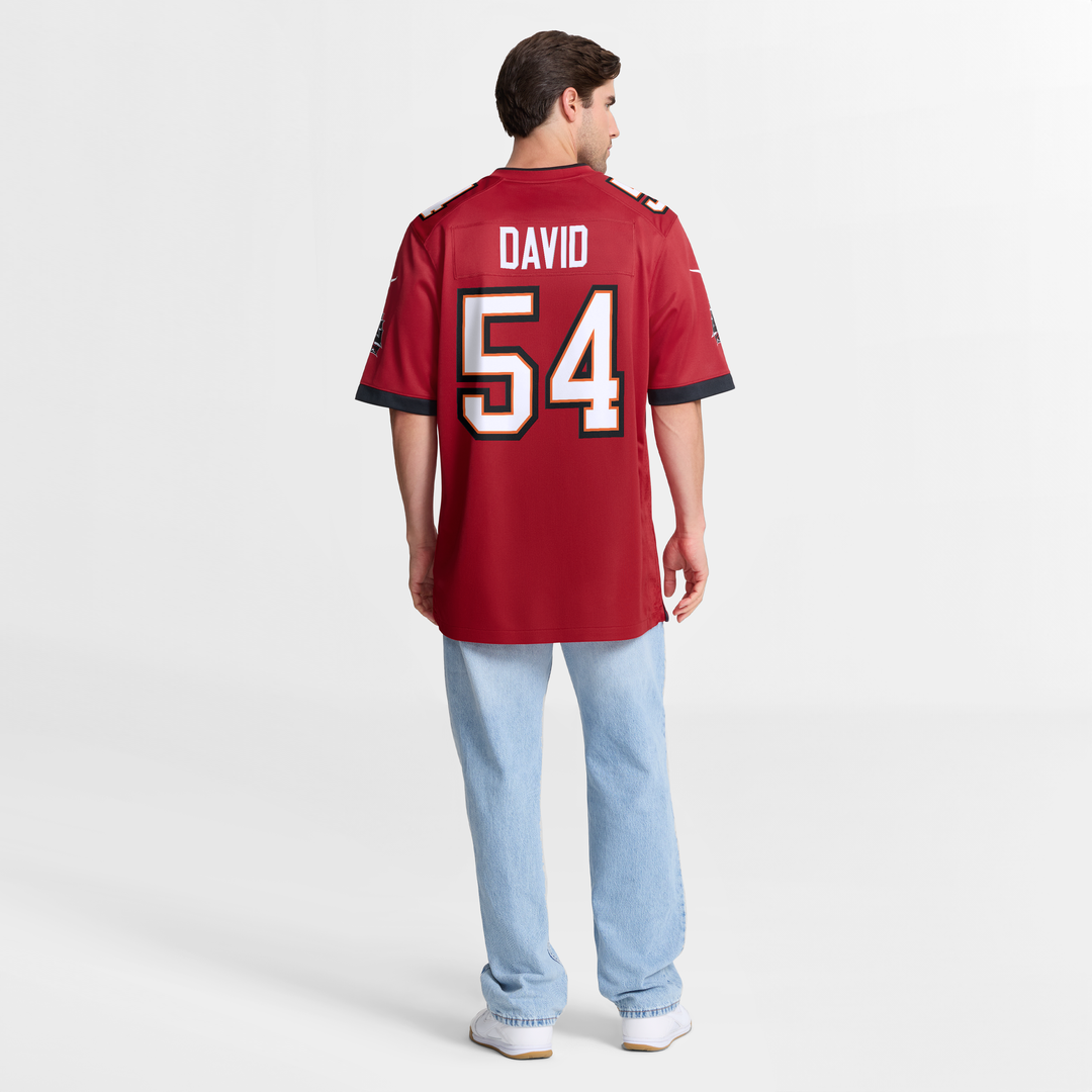 Men's Nike Tampa Bay Buccaneers Lavonte David Red Game NFL Jersey
