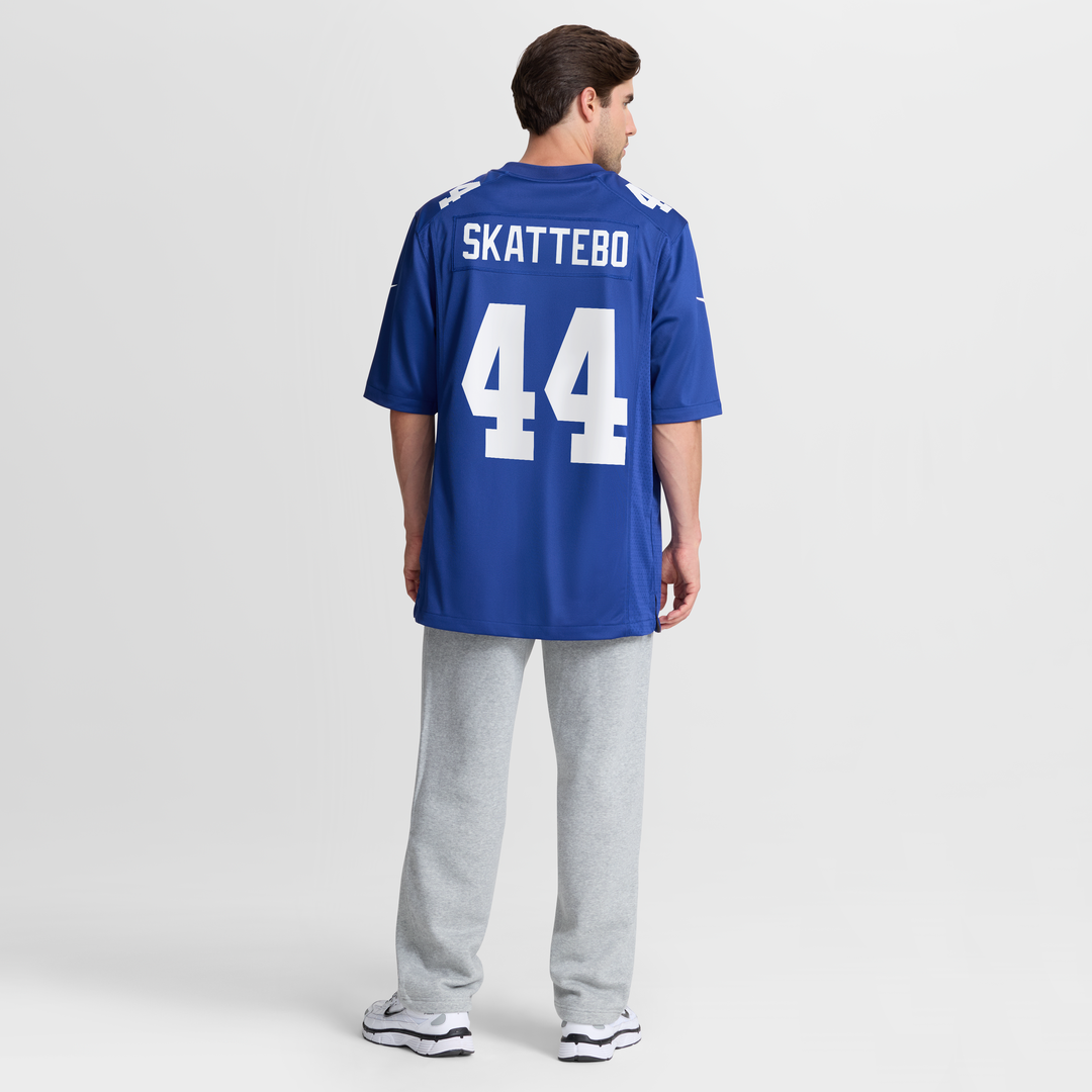 Men's Nike New York Giants Cam Skattebo White Game NFL Jersey
