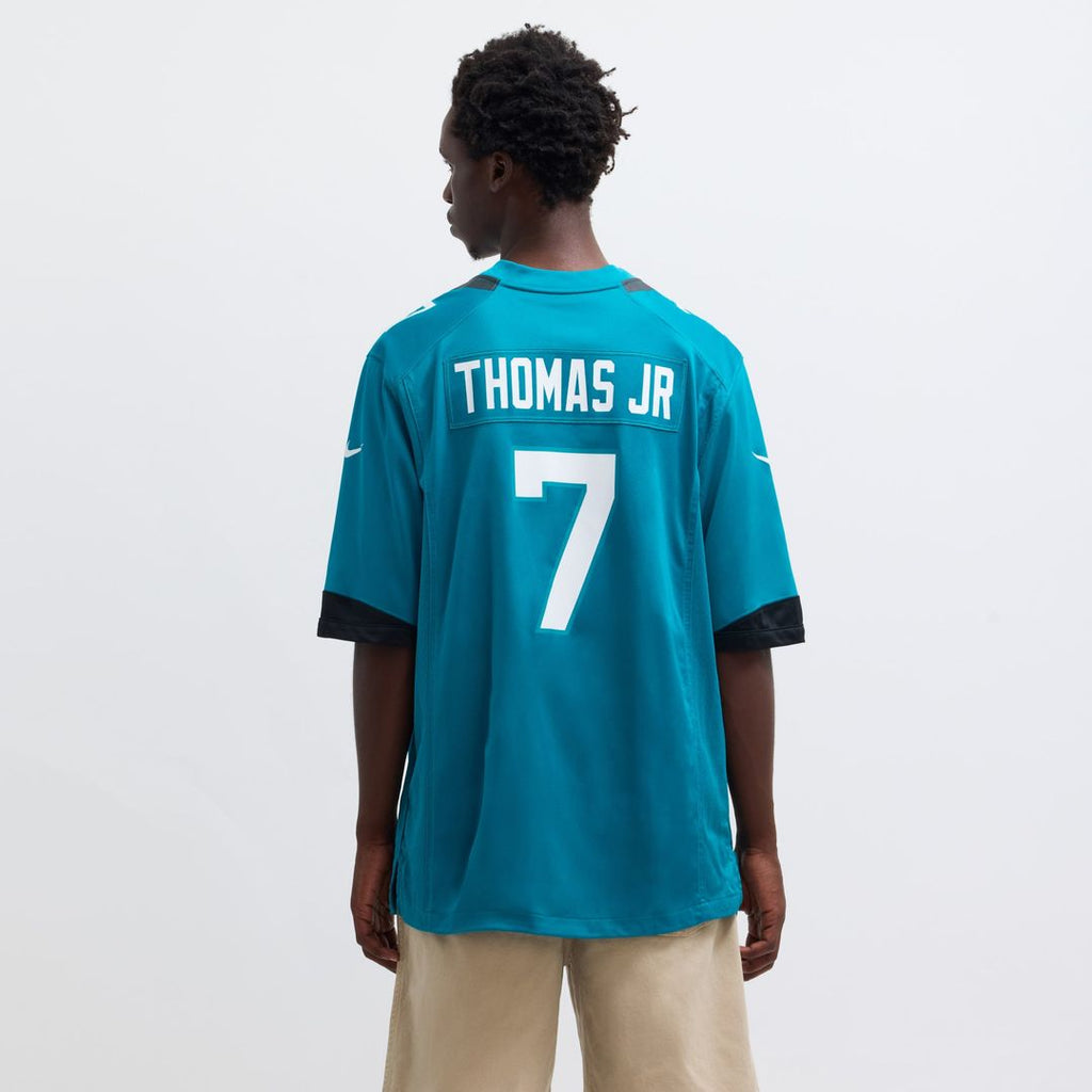 Men's Nike Jacksonville Jaguars Brian Thomas Jr Teal Player Game NFL Jersey