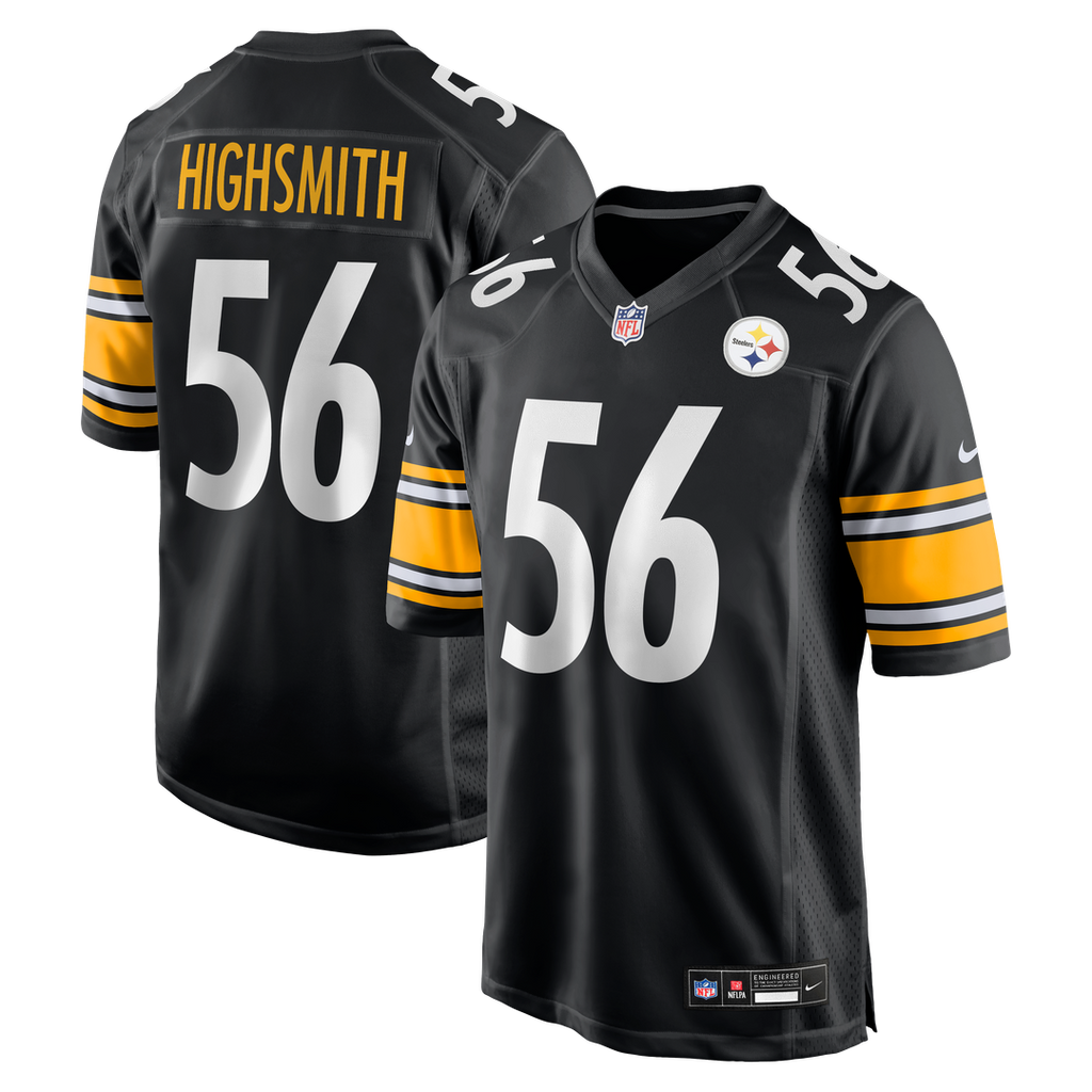 Men's Nike Pittsburgh Steelers Alex Highsmith Black Game NFL Jersey