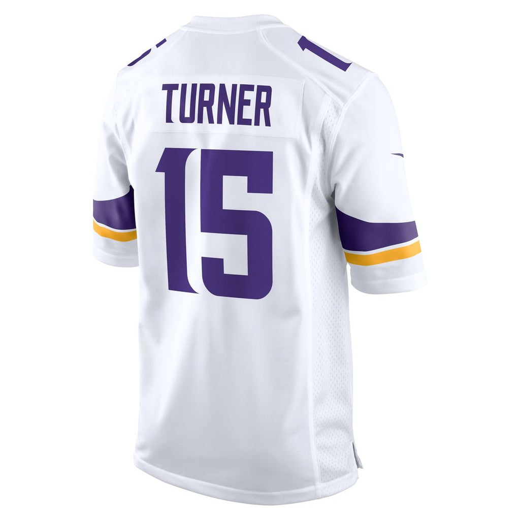 Men's Nike Minnesota Vikings Dallas Turner White Game NFL Jersey