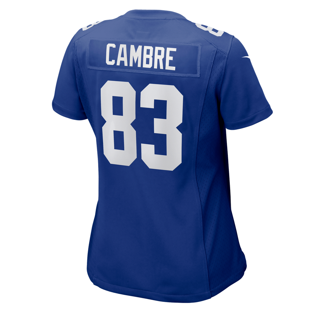 Women's Nike New York Giants Dalen Cambre Royal Team Game NFL Jersey