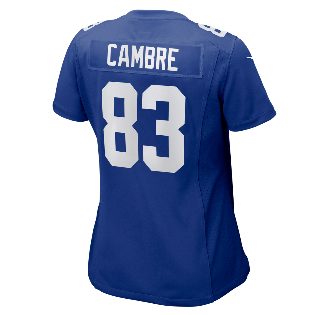 Women's Nike New York Giants Dalen Cambre Royal Team Game NFL Jersey