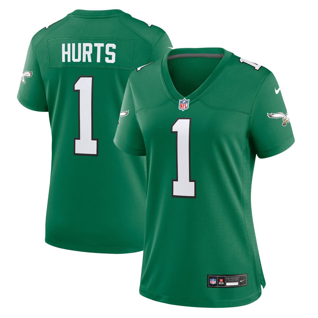 Women's Nike Philadelphia Eagles Jalen Hurts White Game NFL Jersey