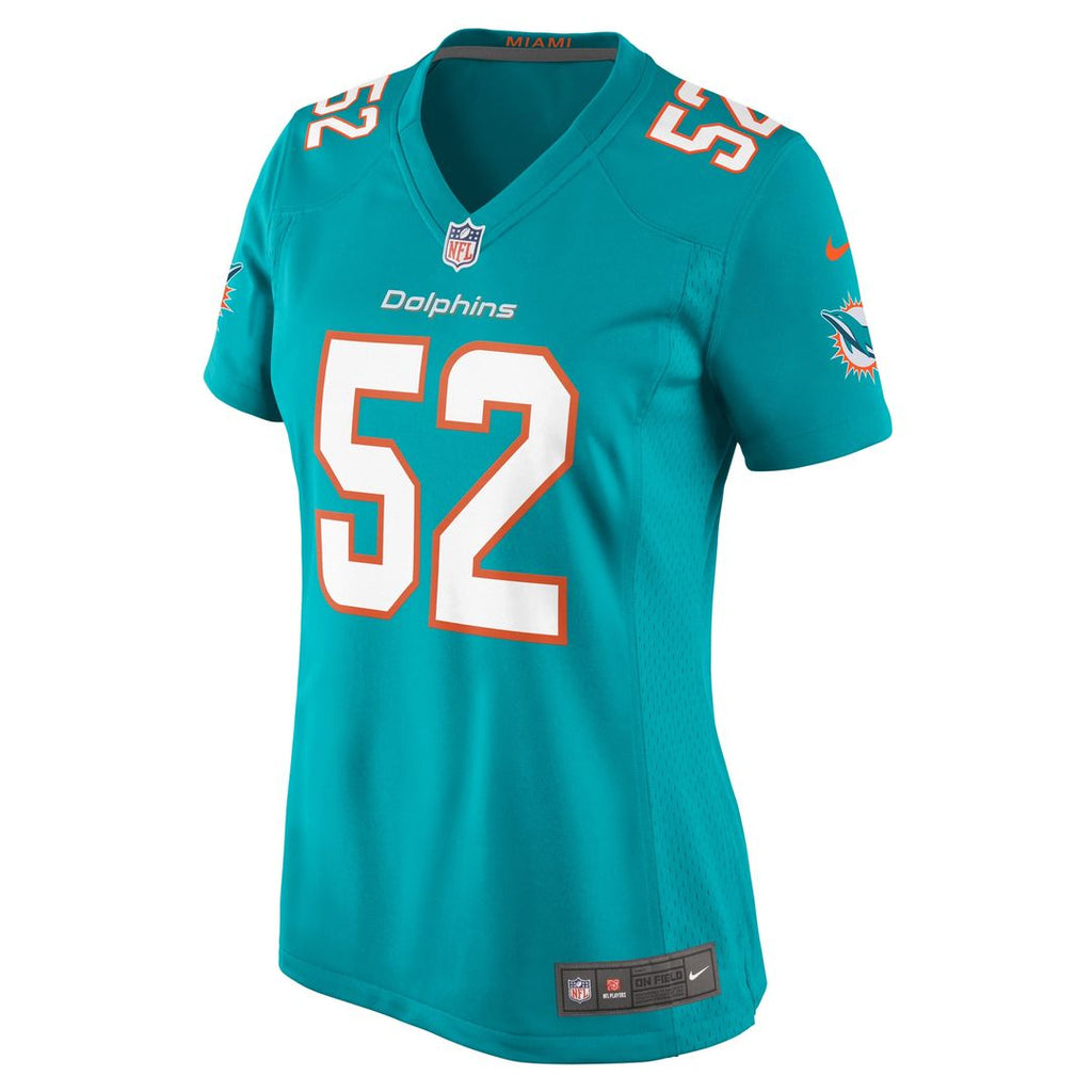 Women's Nike Miami Dolphins Patrick Paul Aqua Game NFL Jersey