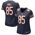 Women's Nike Chicago Bears Cole Kmet Navy Game NFL Jersey
