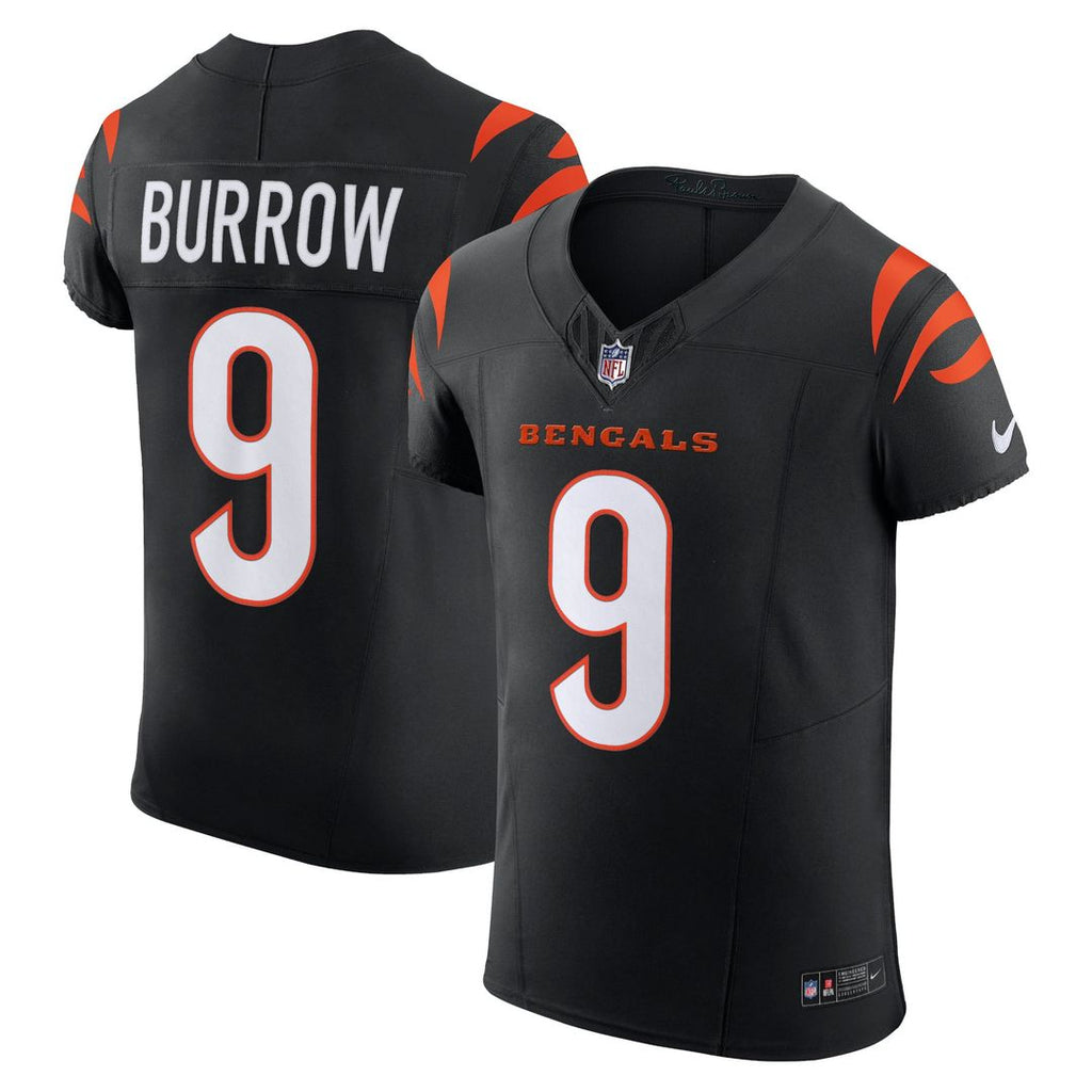 Men's Nike Cincinnati Bengals Joe Burrow Black Vapor F.U.S.E. Elite NFL Jersey