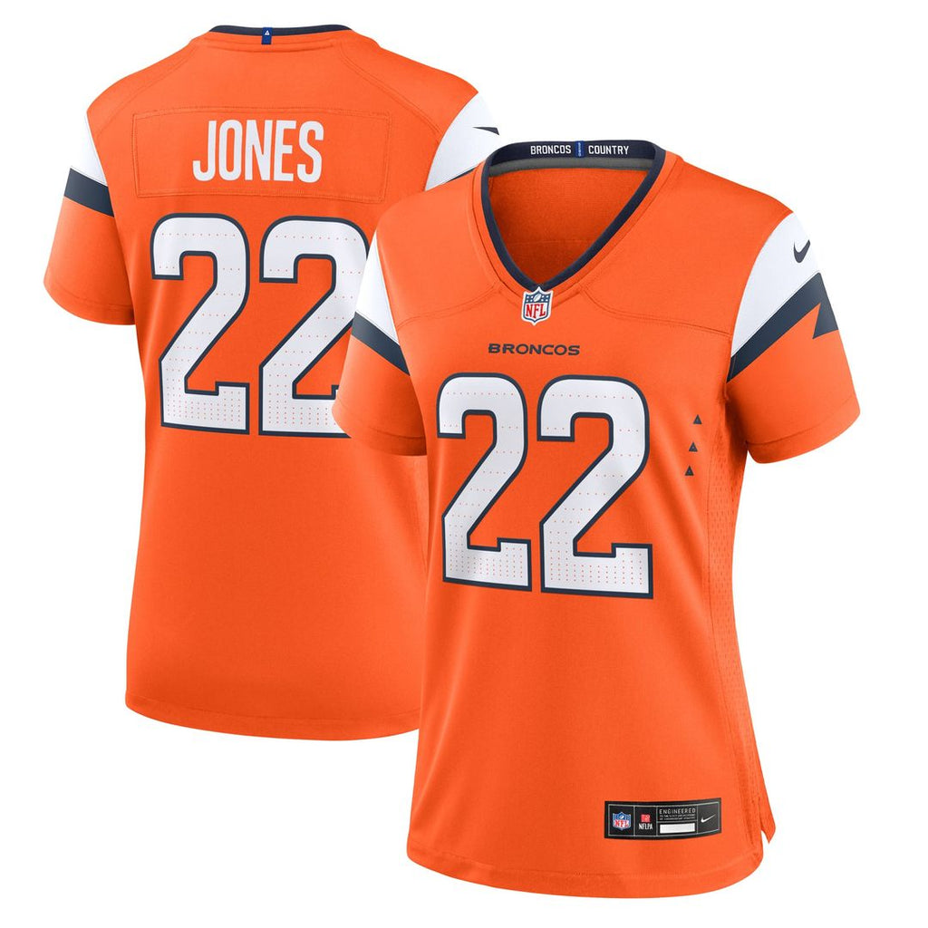 Women's Nike Denver Broncos Brandon Jones Orange Team Game NFL Jersey