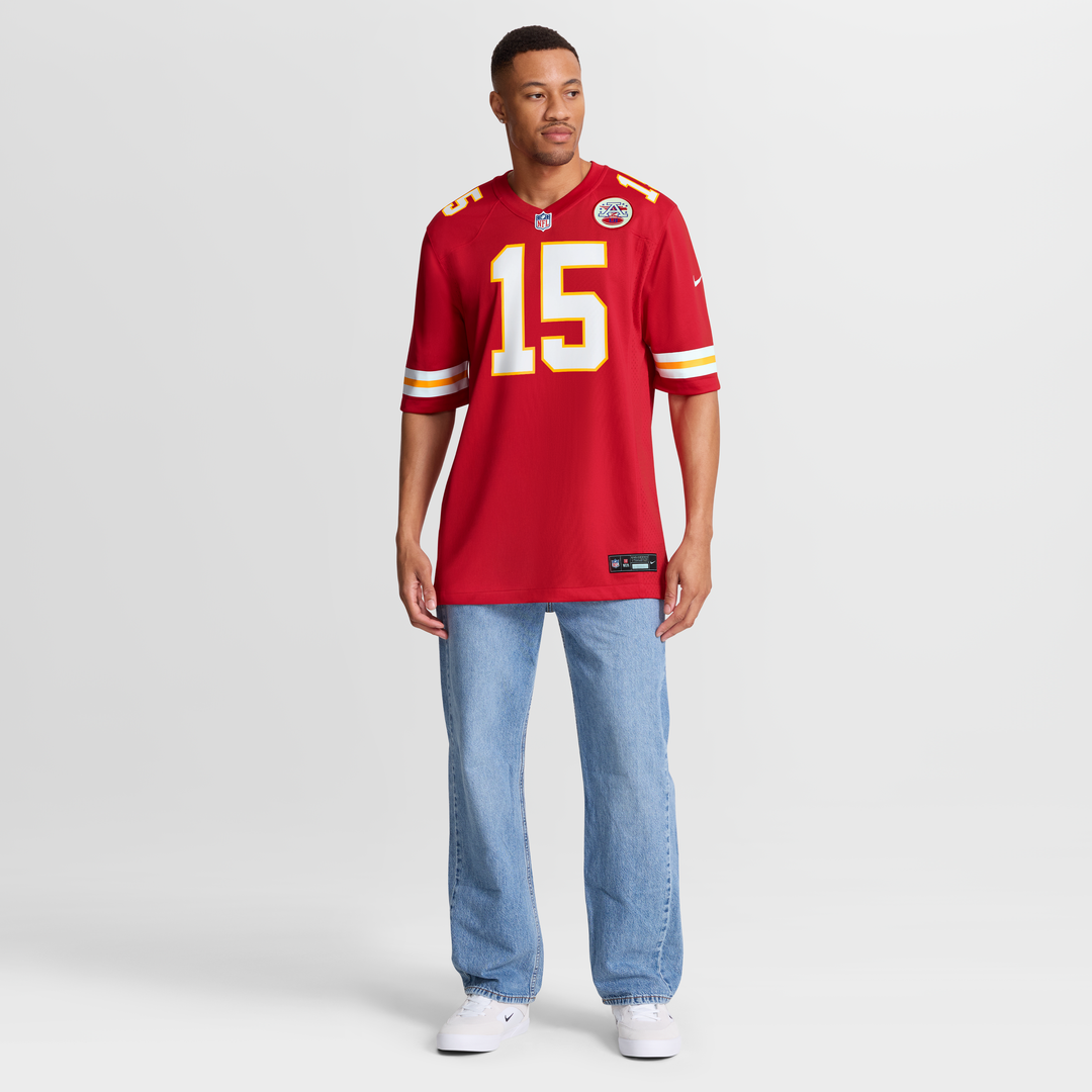 Men's Nike Kansas City Chiefs Patrick Mahomes Red Game NFL Jersey