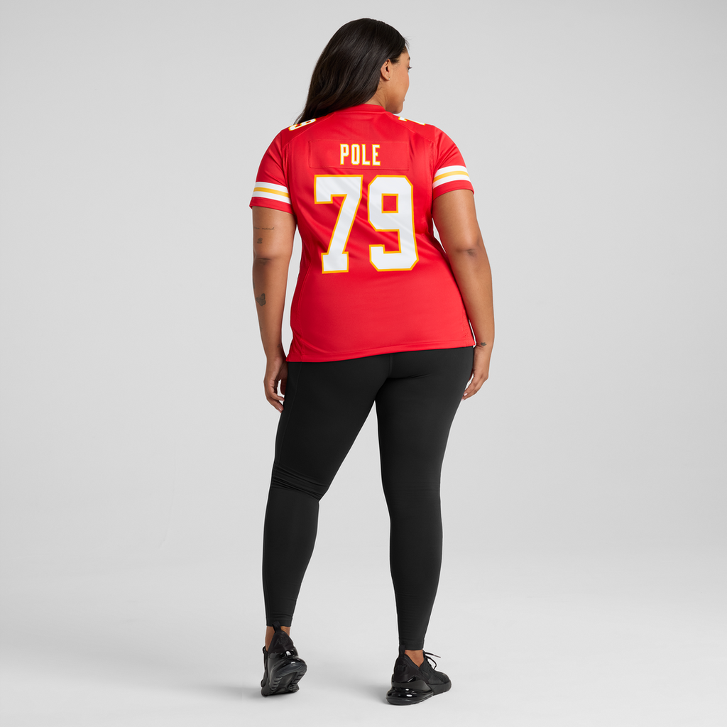 Women's Nike Kansas City Chiefs Esa Pole Red Team Game NFL Jersey