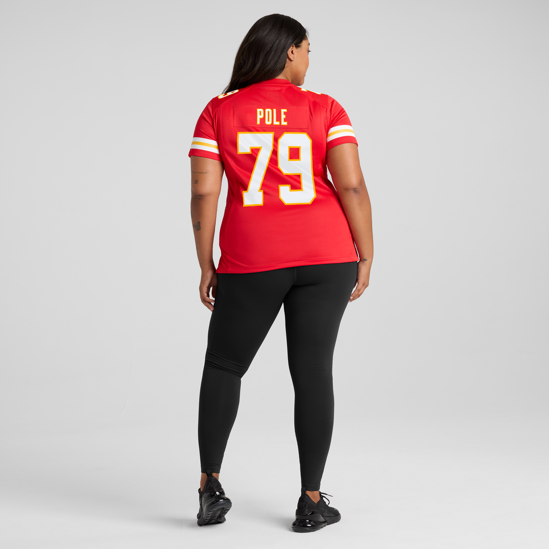 Women's Nike Kansas City Chiefs Esa Pole Red Team Game NFL Jersey
