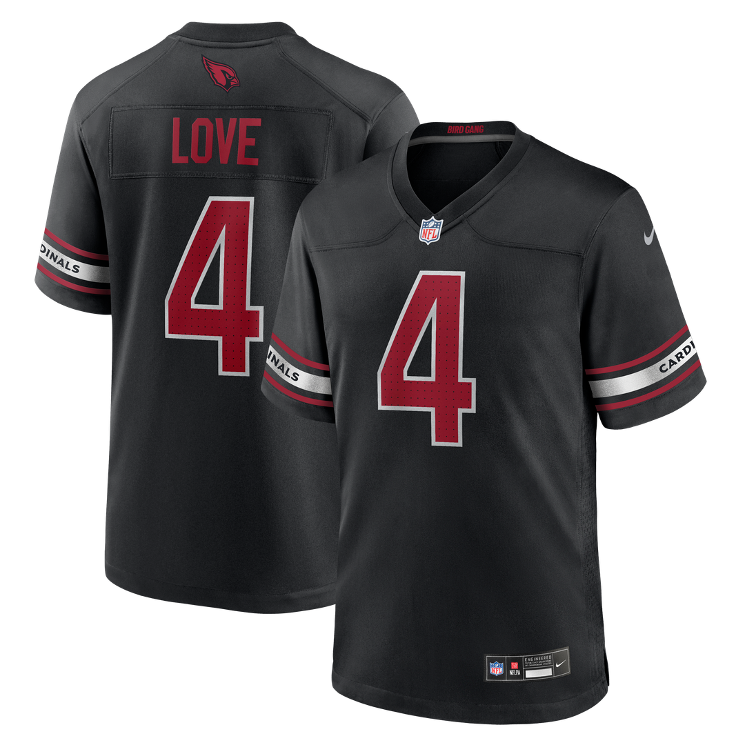 Men's Nike Arizona Cardinals Jeremiyah Love White Game Player NFL Jersey
