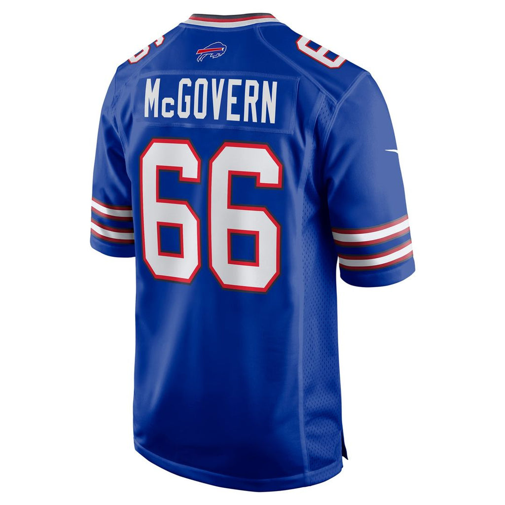 Men's Nike Buffalo Bills Connor McGovern Royal Game Player NFL Jersey