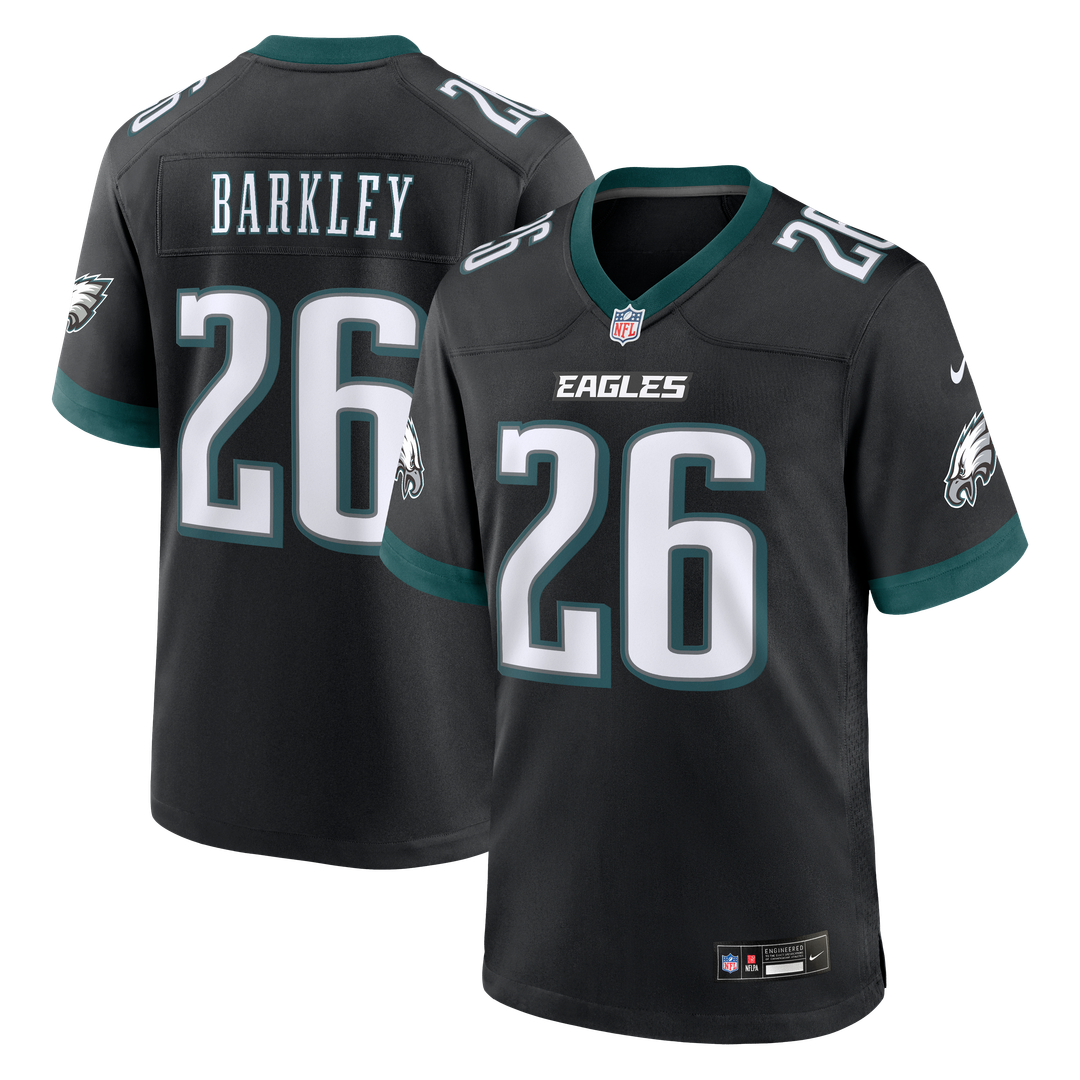 Men's Nike Philadelphia Eagles Saquon Barkley Kelly Green Alternate Game NFL Jersey