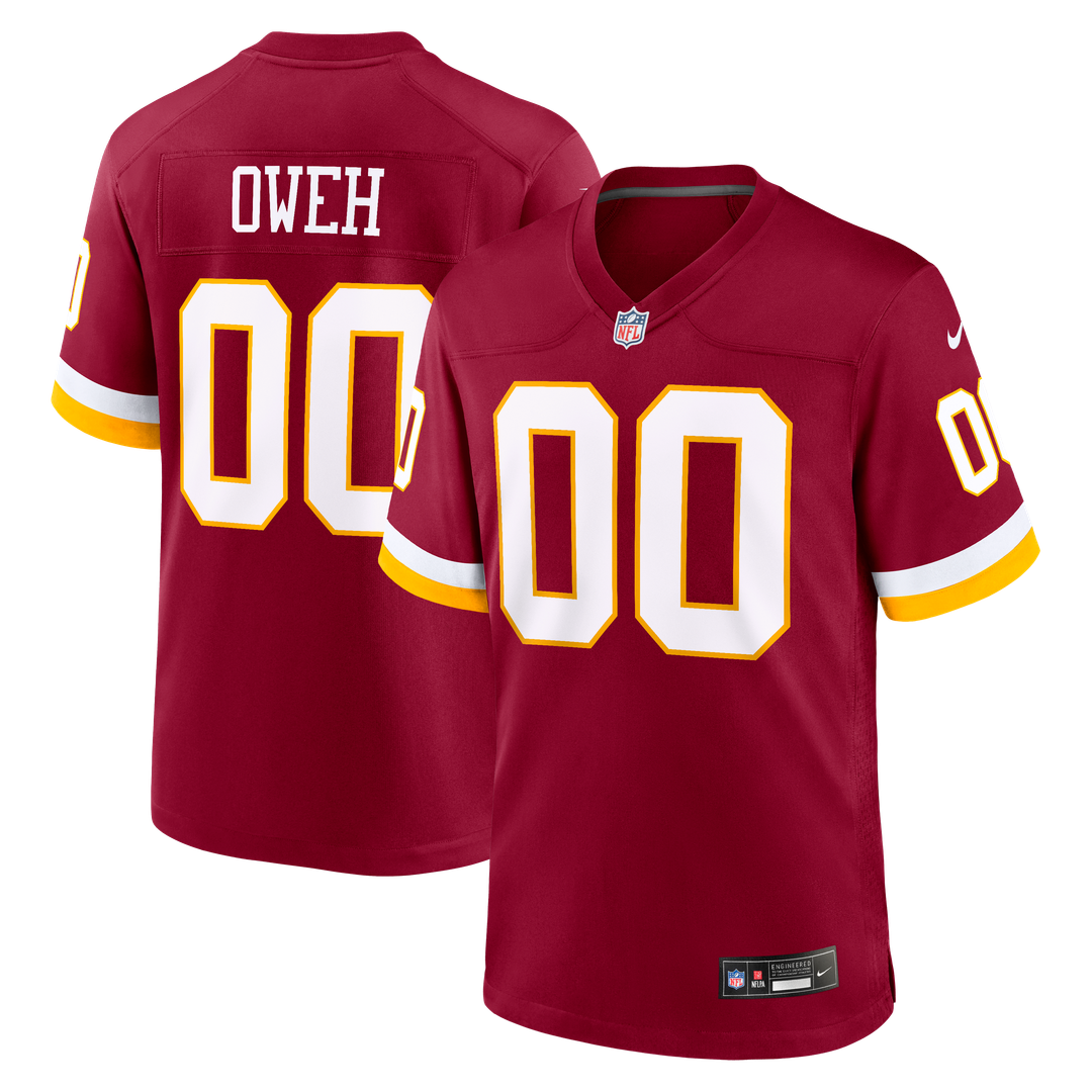 Men's Nike Washington Commanders Odafe Oweh Burgundy Game NFL Jersey