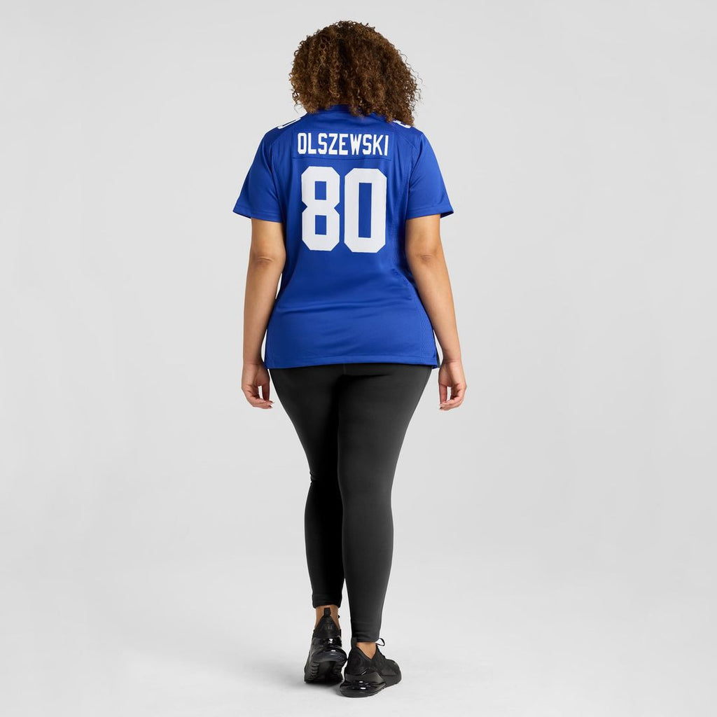 Women's Nike New York Giants Gunner Olszewski Royal Game NFL Jersey