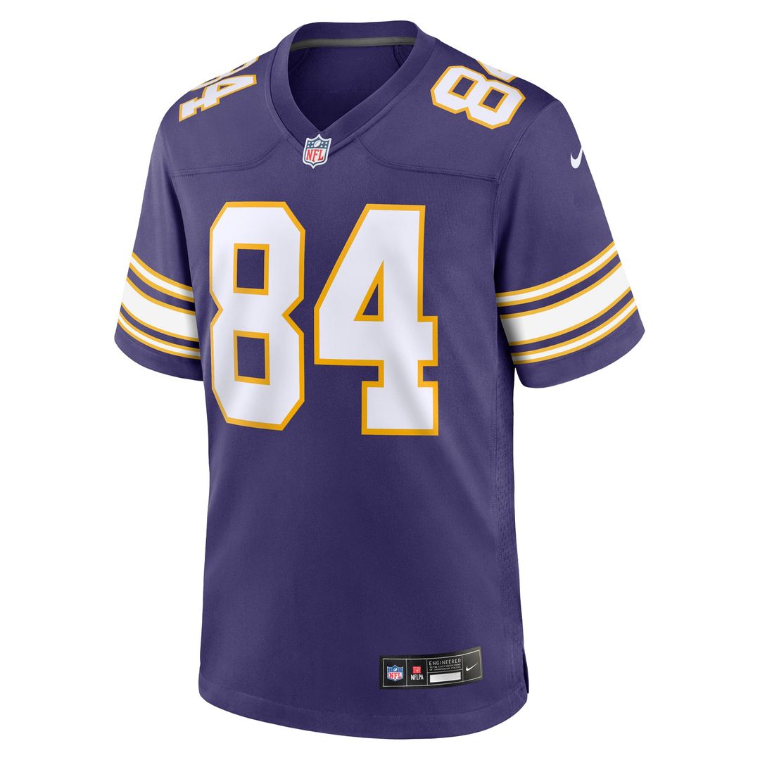 Men's Nike Minnesota Vikings Randy Moss Purple Classic Retired Player Game NFL Jersey