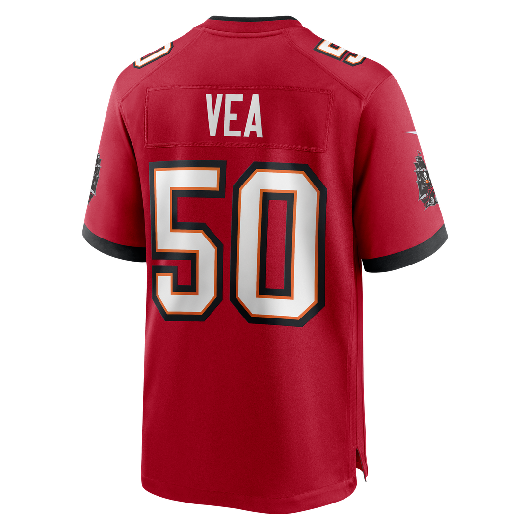 Men's Nike Tampa Bay Buccaneers Vita Vea White Game NFL Jersey