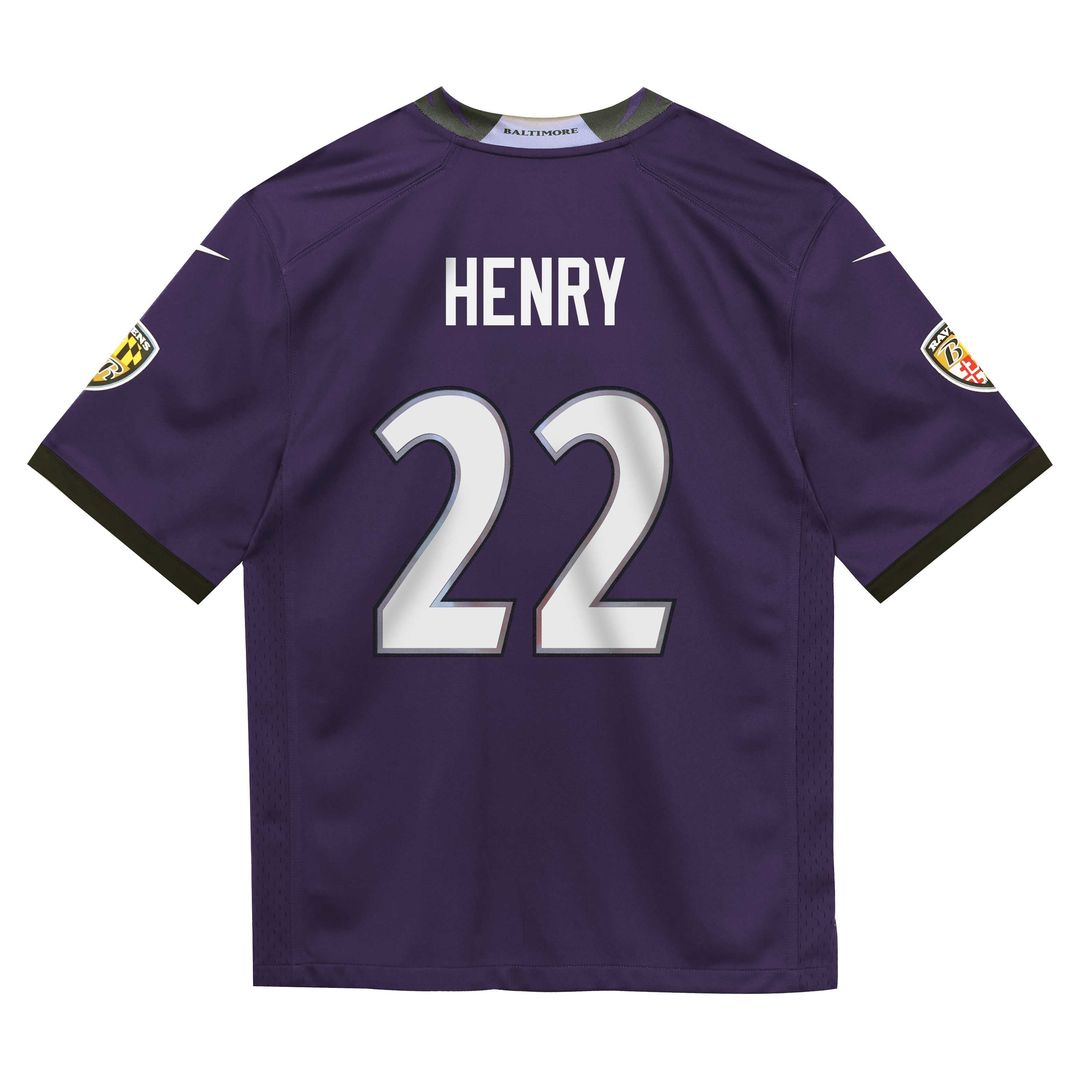 Toddler Nike Baltimore Ravens Derrick Henry Purple Team Game NFL Jersey