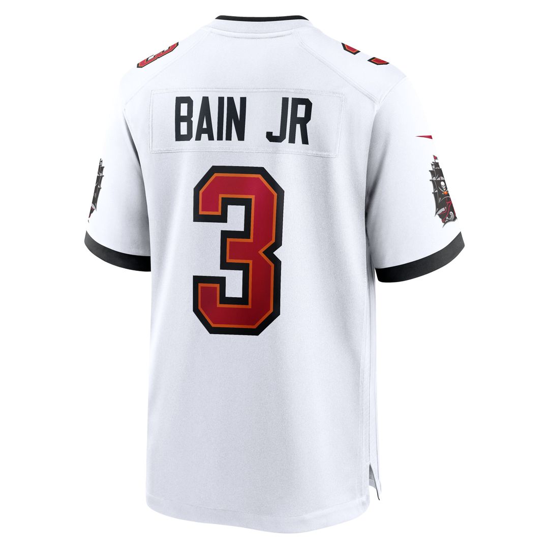Men's Nike Tampa Bay Buccaneers Rueben Bain Jr. White Game NFL Jersey