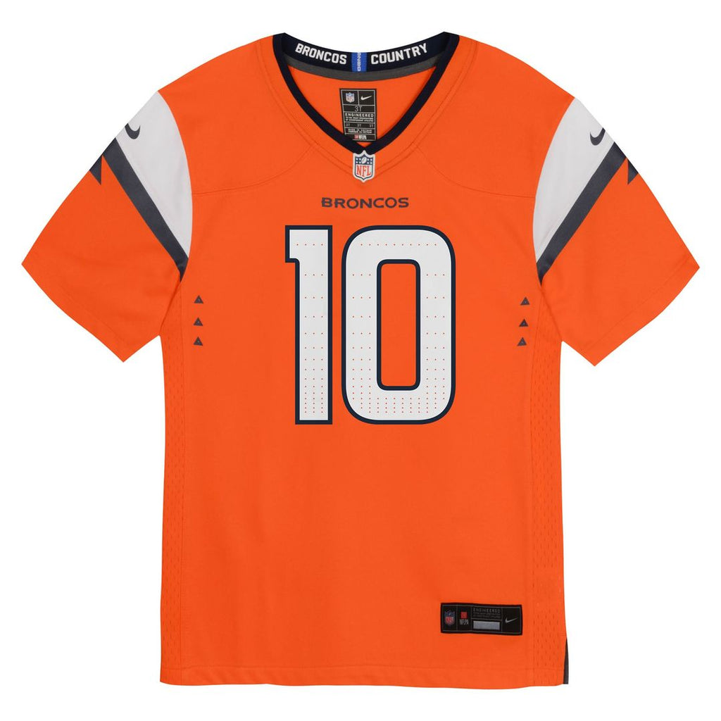 Preschool Nike Denver Broncos Bo Nix Orange Team Player Game NFL Jersey