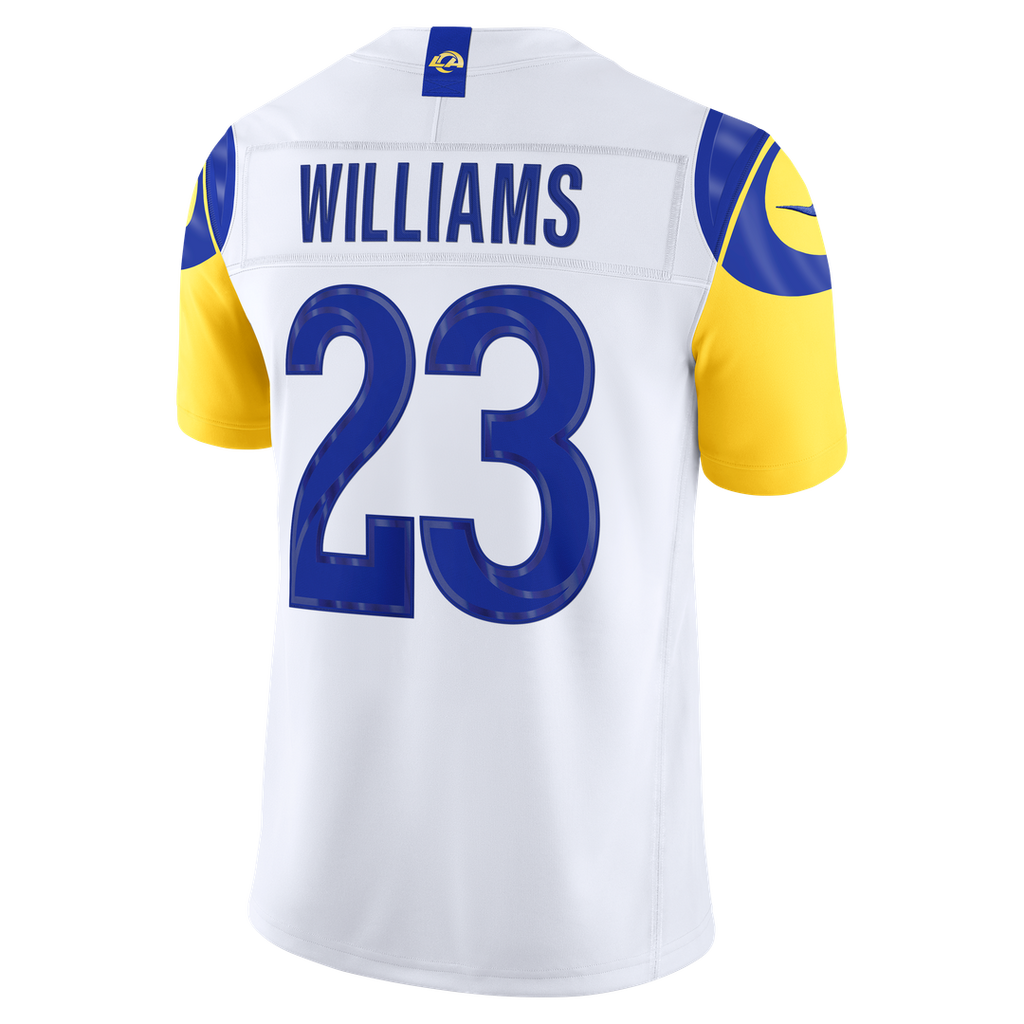 Men's Nike Los Angeles Rams Kyren Williams Royal Vapor F.U.S.E. Stitched Limited NFL Jersey