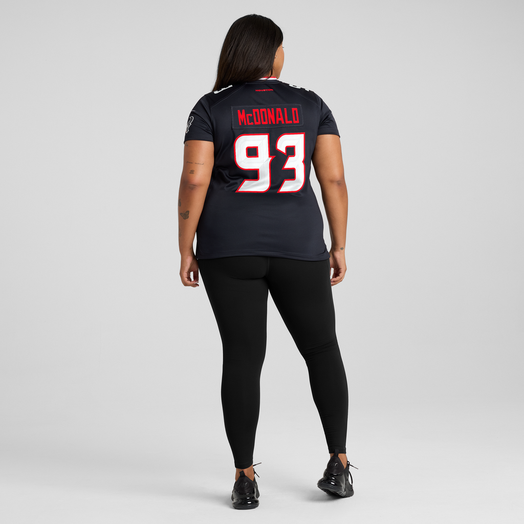 Women's Nike Houston Texans Kayden McDonald Navy Team Game NFL Jersey