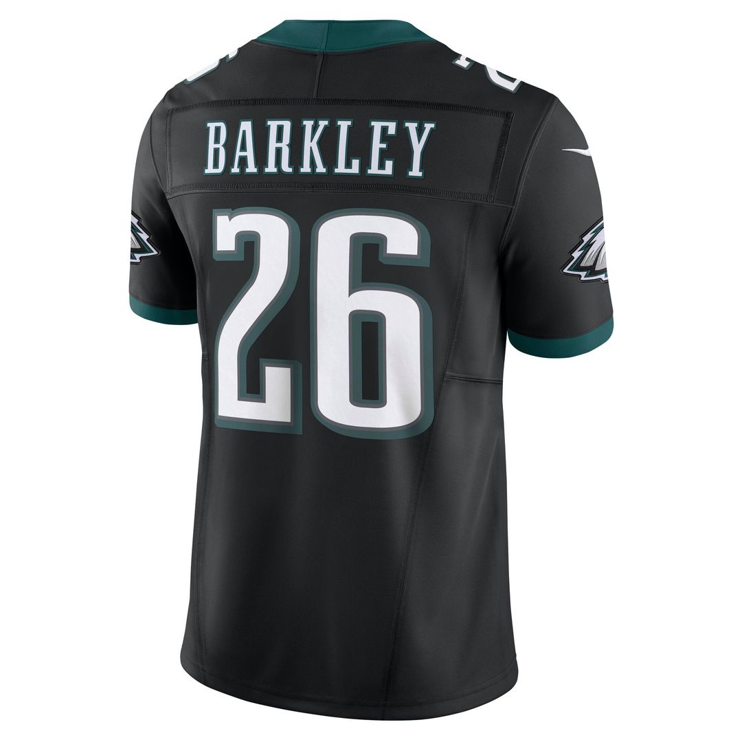 Men's Nike Philadelphia Eagles Saquon Barkley Black Vapor F.U.S.E. Limited NFL Jersey